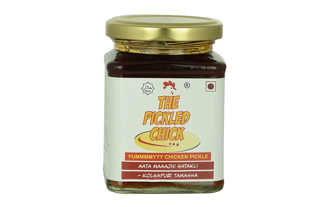 The Pickled Chick Chicken Pickle (Kolapuri Tamasha)    Glass Jar  250 grams